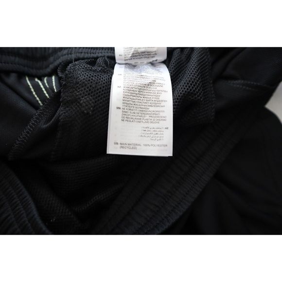 adidas PrimeBlue Men Sz 2XL Black/Lime Green Designed 2 Move 10” 3-Stripe Shorts - Picture 5 of 11